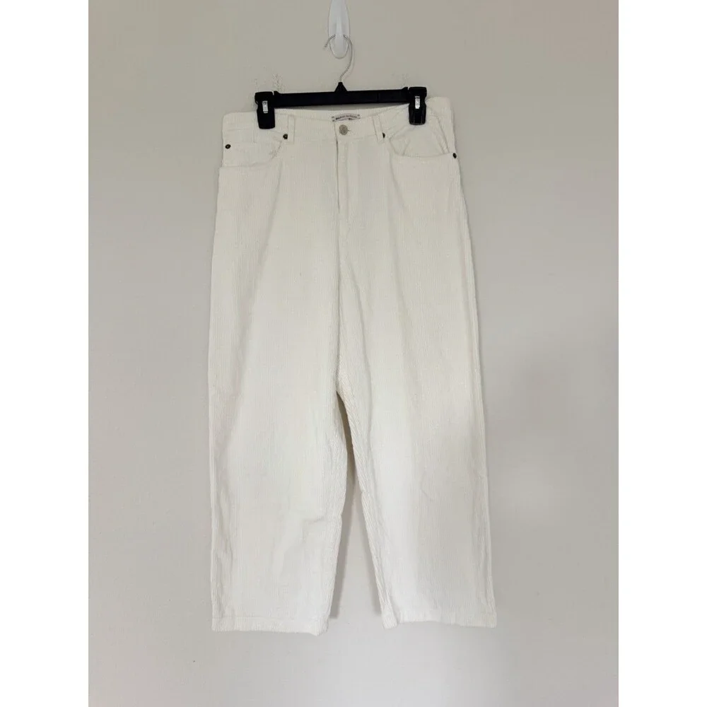 Frances Valentine Jane Corduroy Jean Pants SZ 8 Designer Old Money Coastal Chic